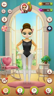 Talking Cat Emma - My Ballerina android App screenshot 1